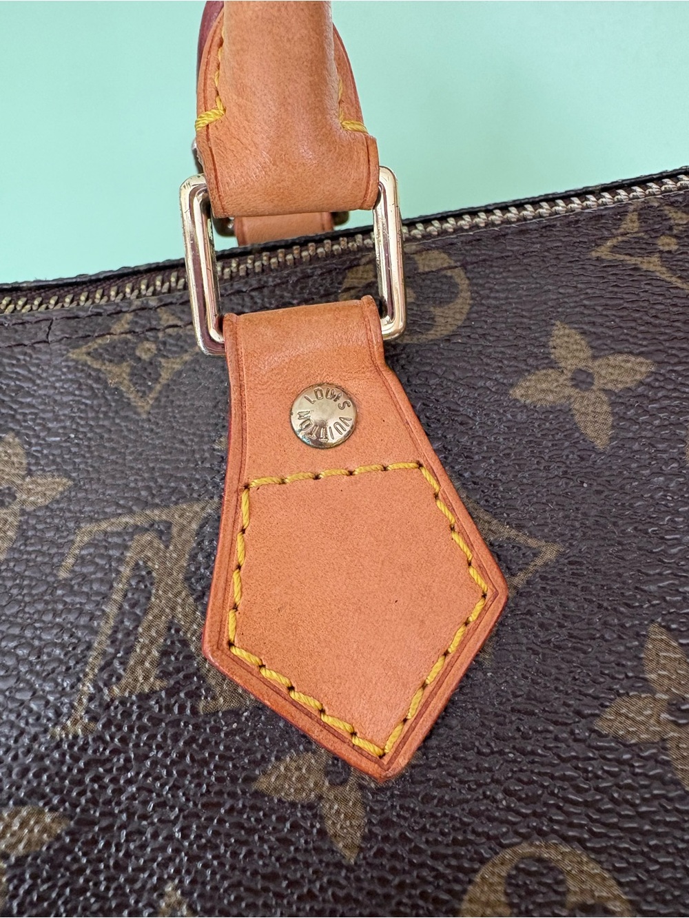 Louis Vuitton Brown Monogram Top-Handle Satchel - Picture 4 of 15